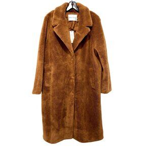 Rebecca Minkoff $428 Oversized Teddy Sherpa Coat Medium NWT